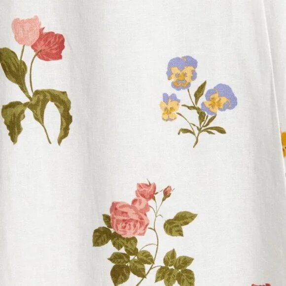 Reformation White Floral Mini Dress - Picture 5 of 6